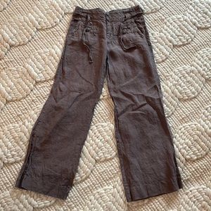 Anthropologie Cidra linen pants ~ Size 4